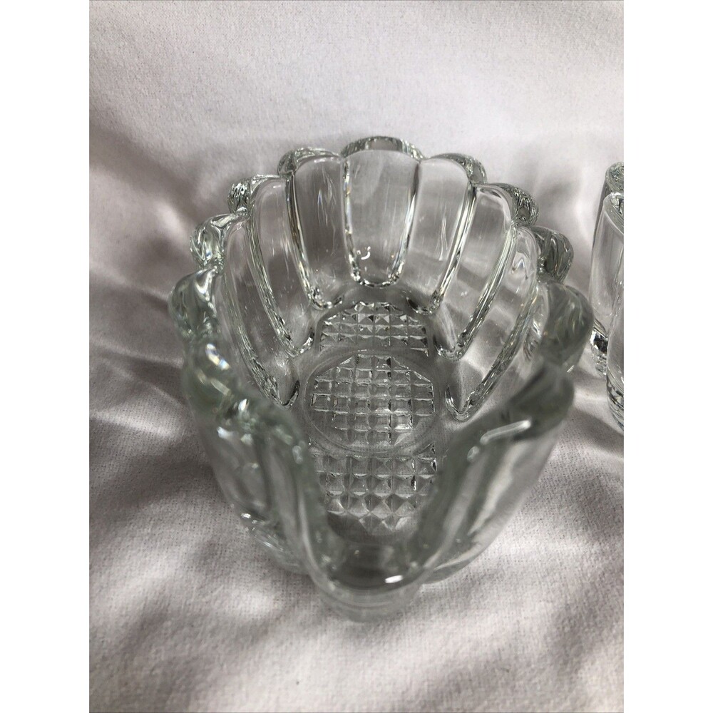 Set of 2 - Princess House Crystal Spoon and Fork Rest Holder Vintage NICE!! - Picture 4 of 8